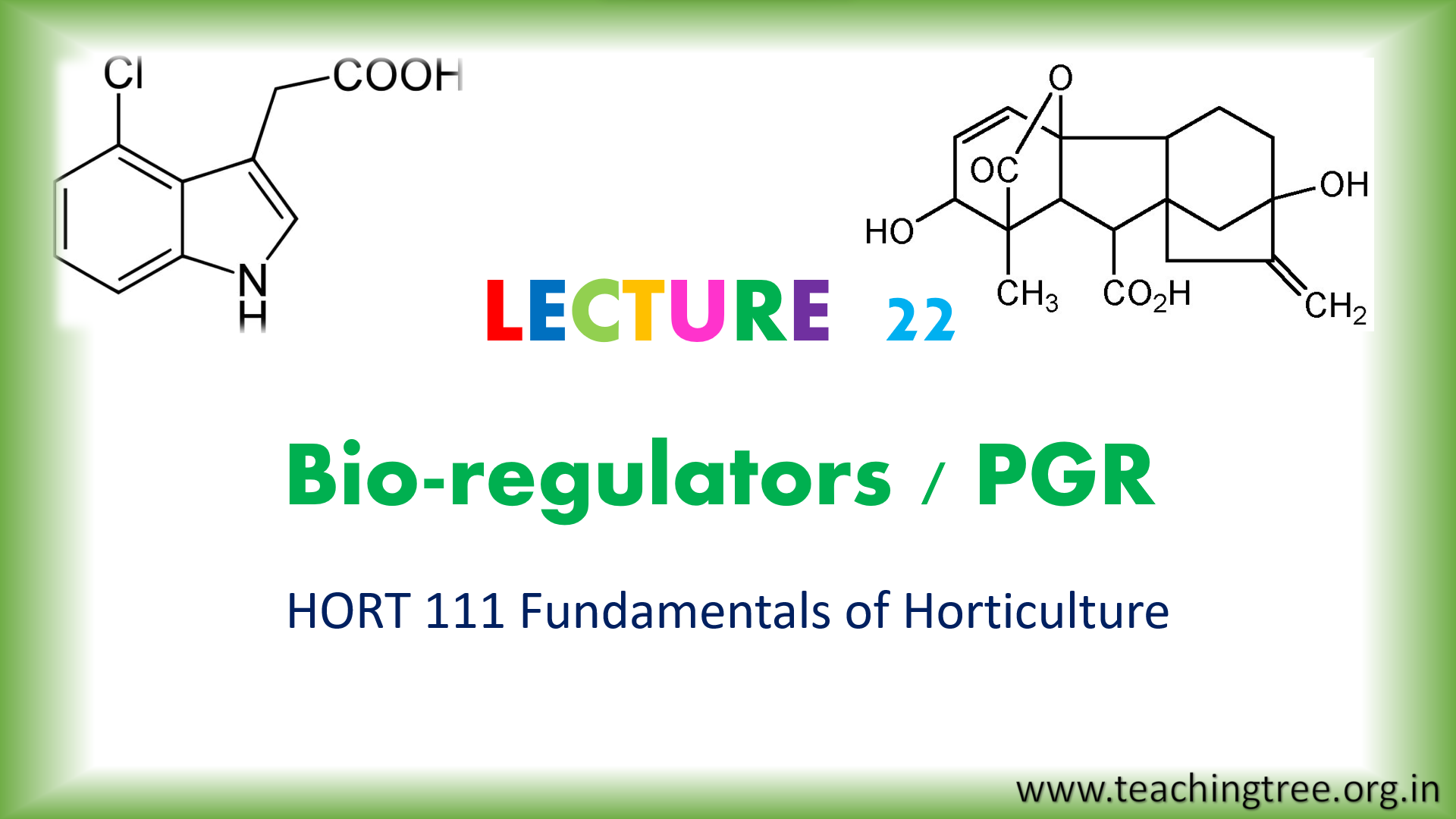 Bio regulators PPT